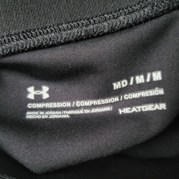 Under Armour Heatgear Jacquard Ankle Crop Leggings Womens Medium Compression - Picture 3 of 7